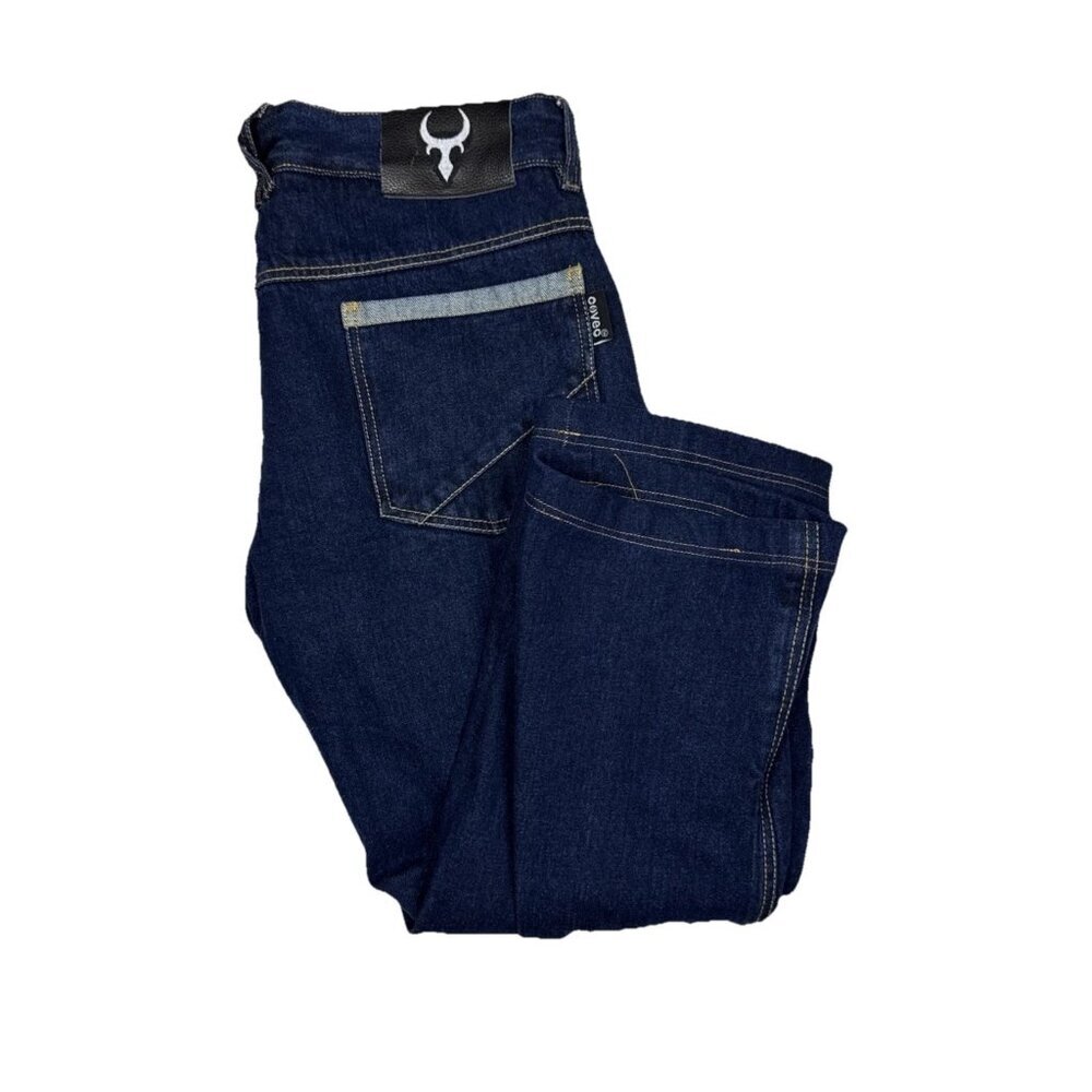 Bull-it Covec Reinforced Motorcycle Riding Jeans Blue Men’s 36X25 Protective Hem